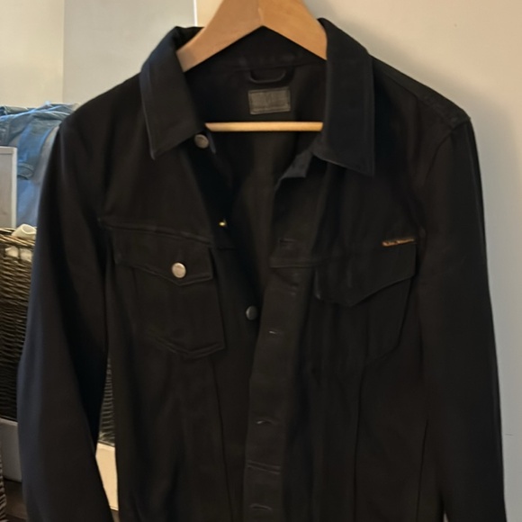 Nudie Billy Black Denim Jacket - Picture 2 of 6